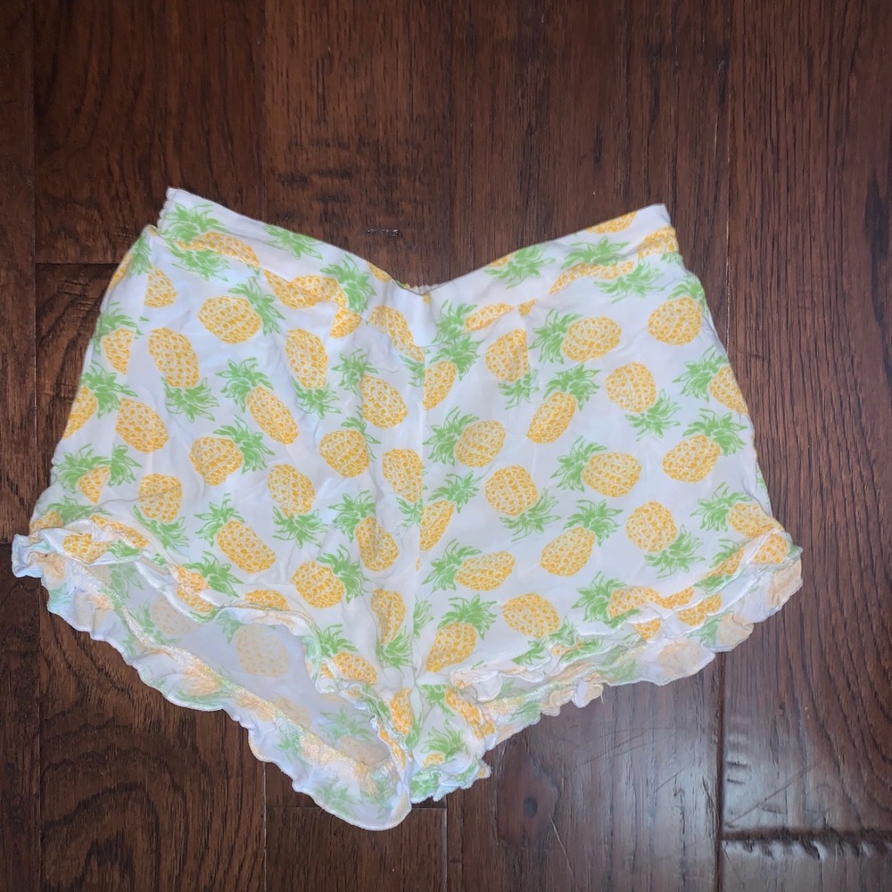 Ruffled Pineapple Shorts